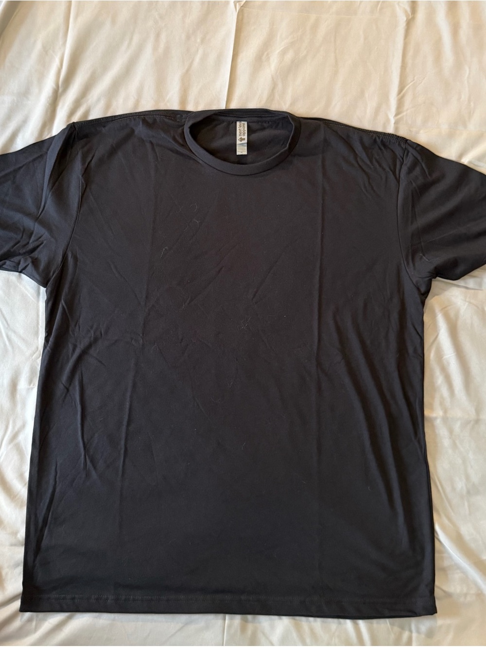 Black next level apparel Crewneck T-Shirt size xl